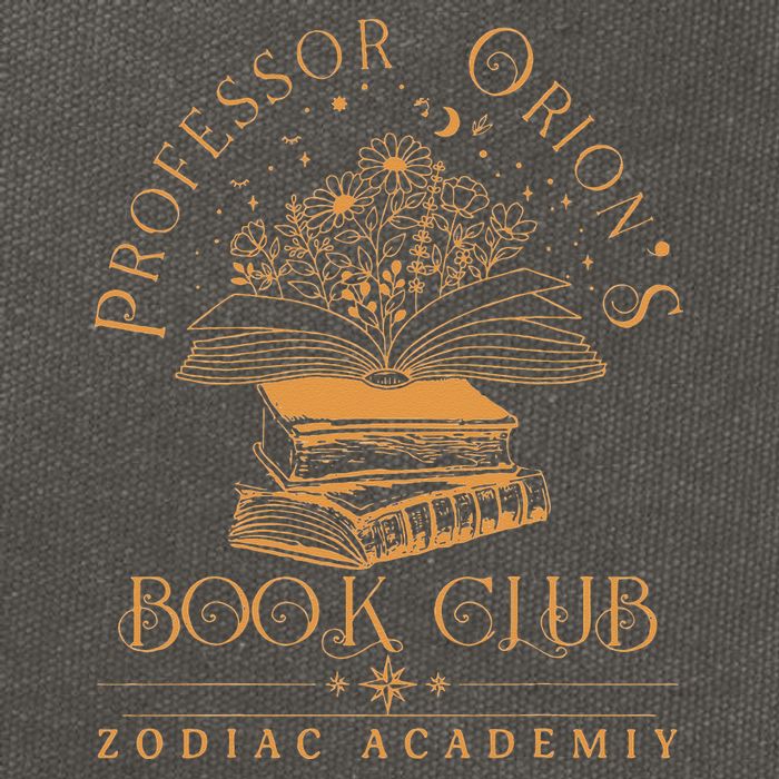 Zodiac Academy Professor Orions Book Club Book Nerd S Cotton Canvas Backpack