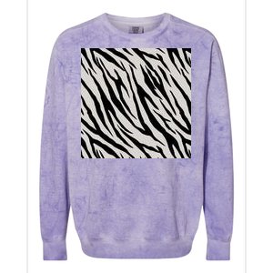 Zebra Animal Print Colorblast Crewneck Sweatshirt