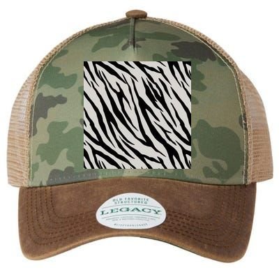 Zebra Animal Print Legacy Tie Dye Trucker Hat