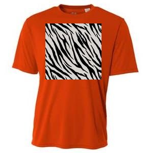 Zebra Animal Print Cooling Performance Crew T-Shirt