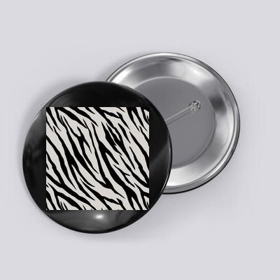 Zebra Animal Print Button