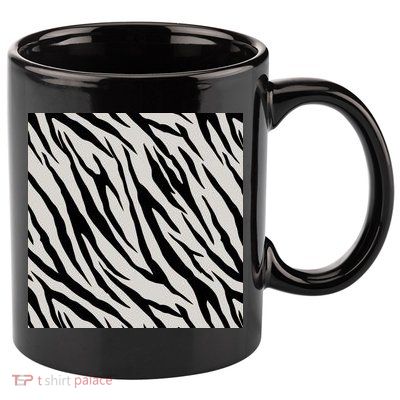 Zebra Animal Print 11oz C Handle Ceramic Mug