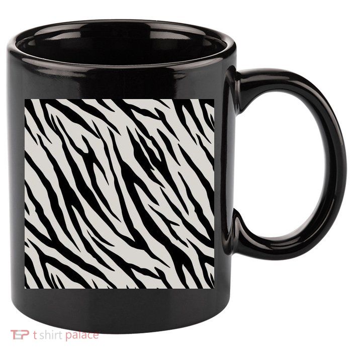 Zebra Animal Print 11oz C Handle Ceramic Mug