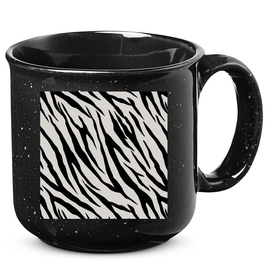 Zebra Animal Print 15oz Campfire Ceramic Mug