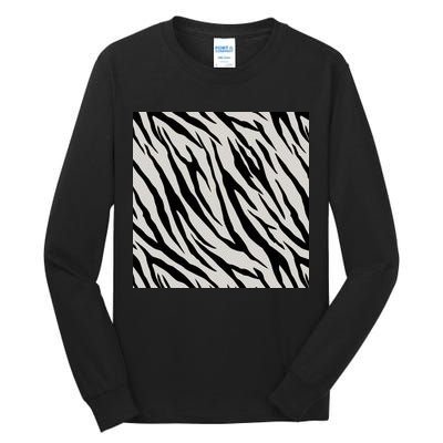 Zebra Animal Print Tall Long Sleeve T-Shirt