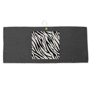 Zebra Animal Print Large Microfiber Waffle Golf Towel