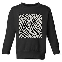 Zebra Animal Print Toddler Sweatshirt