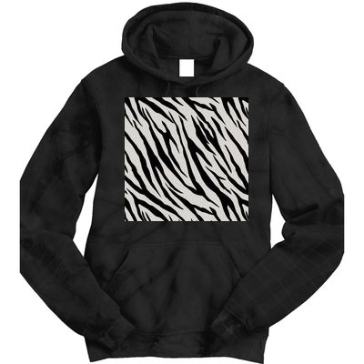 Zebra Animal Print Tie Dye Hoodie