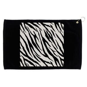 Zebra Animal Print Grommeted Golf Towel