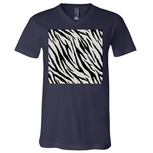 Zebra Animal Print V-Neck T-Shirt