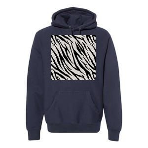 Zebra Animal Print Premium Hoodie