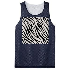 Zebra Animal Print Mesh Reversible Basketball Jersey Tank