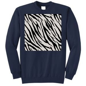 Zebra Animal Print Tall Sweatshirt