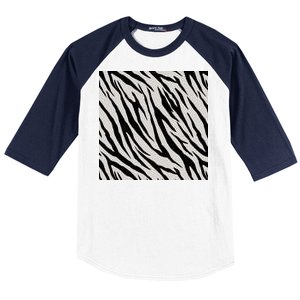 Zebra Animal Print Baseball Sleeve Shirt