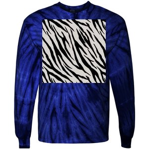 Zebra Animal Print Tie-Dye Long Sleeve Shirt