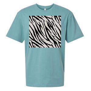 Zebra Animal Print Sueded Cloud Jersey T-Shirt