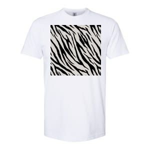 Zebra Animal Print Softstyle CVC T-Shirt