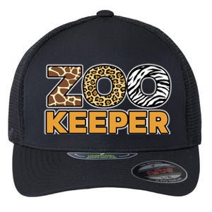 Zookeeper African Savanna Gift Flexfit Unipanel Trucker Cap