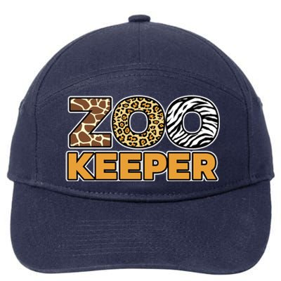 Zookeeper African Savanna Gift 7-Panel Snapback Hat