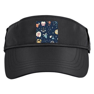 Zodiac Astrology Signs Adult Drive Performance Visor