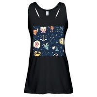 Zodiac Astrology Signs Ladies Essential Flowy Tank