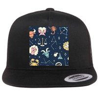 Zodiac Astrology Signs Flatbill Hat