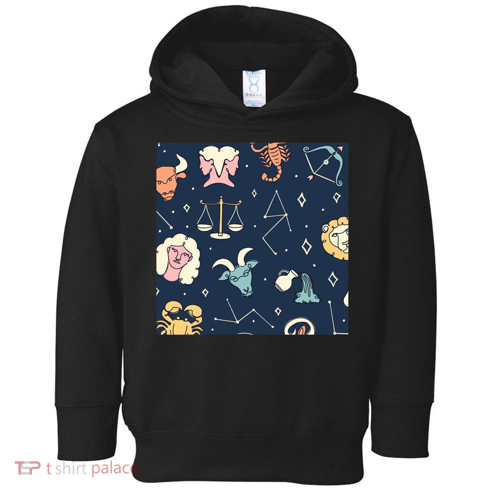 Zodiac Astrology Signs Toddler Hoodie