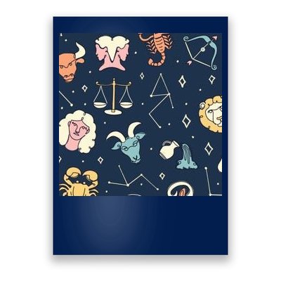 Zodiac Astrology Signs Poster