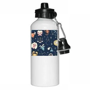 Zodiac Astrology Signs Aluminum Water Bottle