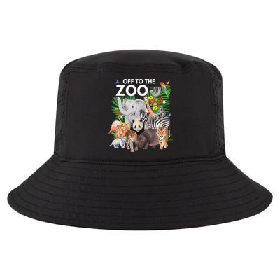 Zoo Animals Safari Party A Day At The Zoo Safari Zoo Animal Cool Comfort Performance Bucket Hat