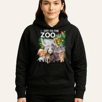 Zoo Animals Safari Party A Day At The Zoo Safari Zoo Animal Hoodie