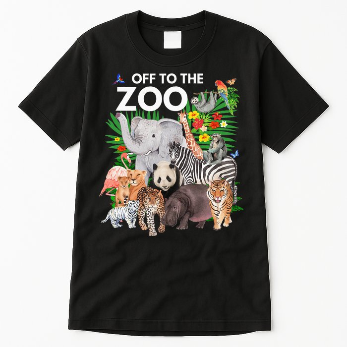 Zoo Animals Safari Party A Day At The Zoo Safari Zoo Animal Tall T-Shirt