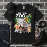 Zoo Animals Safari Party A Day At The Zoo Safari Zoo Animal Tall T-Shirt
