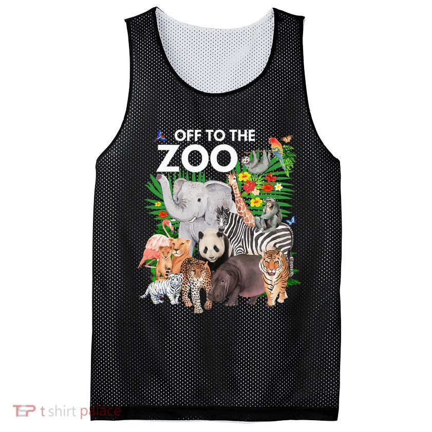 Zoo Animals Safari Party A Day At The Zoo Safari Zoo Animal Mesh Reversible Basketball Jersey Tank