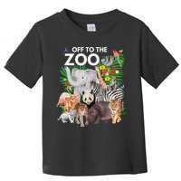 Zoo Animals Safari Party A Day At The Zoo Safari Zoo Animal Toddler T-Shirt