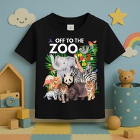 Zoo Animals Safari Party A Day At The Zoo Safari Zoo Animal Toddler T-Shirt