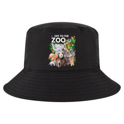 Zoo Animals Safari Party A Day At The Zoo Safari Zoo Animal Cool Comfort Performance Bucket Hat