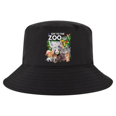 Zoo Animals Safari Party A Day At The Zoo Safari Zoo Animal Cool Comfort Performance Bucket Hat