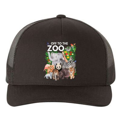 Zoo Animals Safari Party A Day At The Zoo Safari Zoo Animal Yupoong Adult 5-Panel Trucker Hat