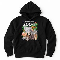 Zoo Animals Safari Party A Day At The Zoo Safari Zoo Animal Hoodie