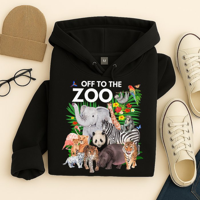 Zoo Animals Safari Party A Day At The Zoo Safari Zoo Animal Hoodie