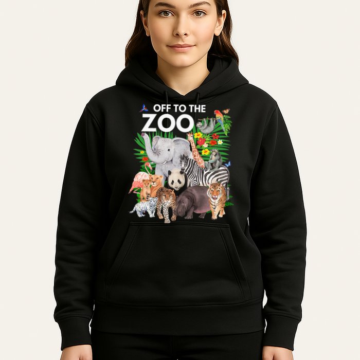 Zoo Animals Safari Party A Day At The Zoo Safari Zoo Animal Hoodie