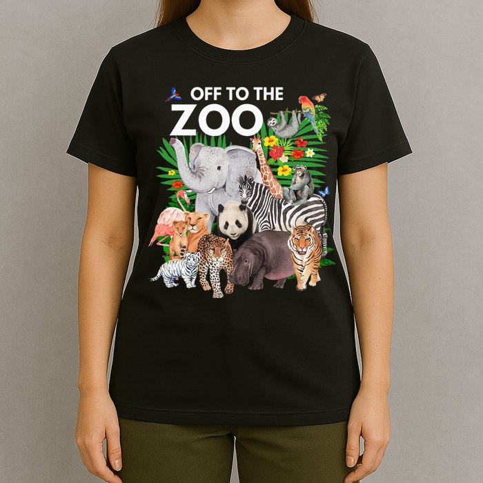 Zoo Animals Safari Party A Day At The Zoo Safari Zoo Animal T-Shirt