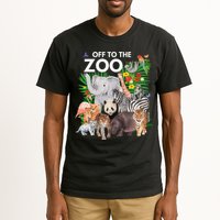 Zoo Animals Safari Party A Day At The Zoo Safari Zoo Animal Tall T-Shirt
