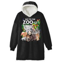 Zoo Animals Safari Party A Day At The Zoo Safari Zoo Animal Hooded Wearable Blanket