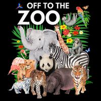 Zoo Animals Safari Party A Day At The Zoo Safari Zoo Animal 16 in Basic Backpack