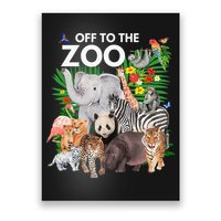 Zoo Animals Safari Party A Day At The Zoo Safari Zoo Animal Poster