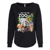 Zoo Animals Safari Party A Day At The Zoo Safari Zoo Animal Womens California Wash Sweatshirt