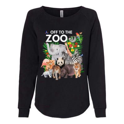 Zoo Animals Safari Party A Day At The Zoo Safari Zoo Animal Womens California Wash Sweatshirt