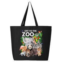 Zoo Animals Safari Party A Day At The Zoo Safari Zoo Animal 25L Jumbo Tote